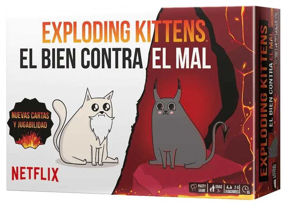 Exploding Kittens El bien contra el mal